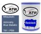 Preview: Mitsubishi, Admiratly Blue Metallic, T81 / PB9: 500ml Lackdose, von ATW Autoteile West.